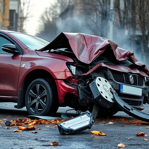 car crash damage