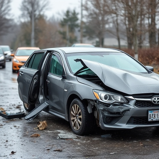 car crash damage