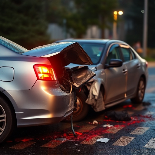 car crash damage