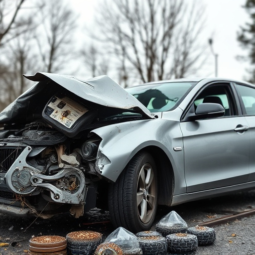 car crash damage