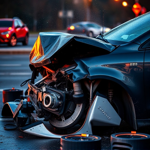car crash damage