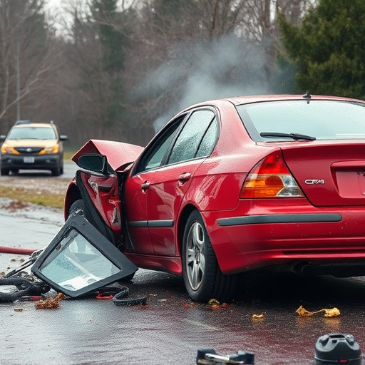 car crash damage