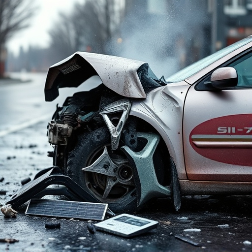 car crash damage