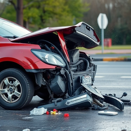 car crash damage