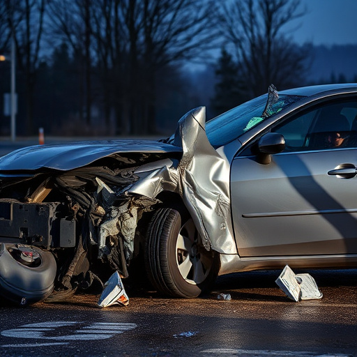 car crash damage