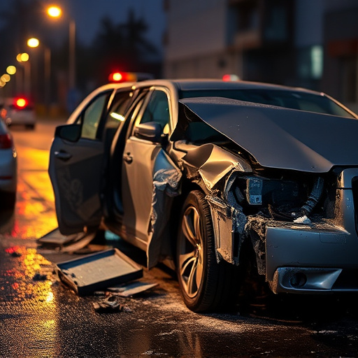 car crash damage