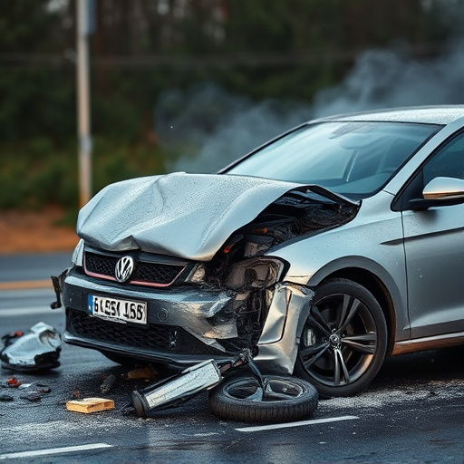 car crash damage