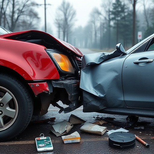 car crash damage