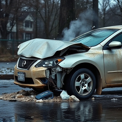 car crash damage