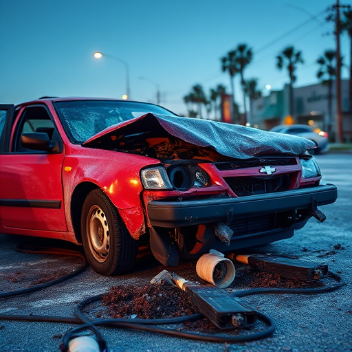 car crash damage