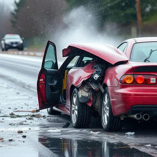 car crash damage