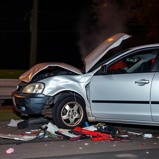 car crash damage
