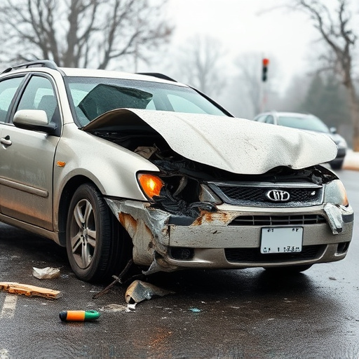 car crash damage