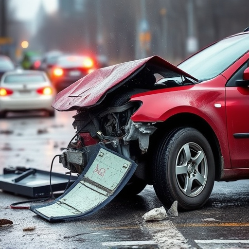 car crash damage