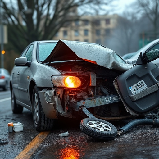 car crash damage