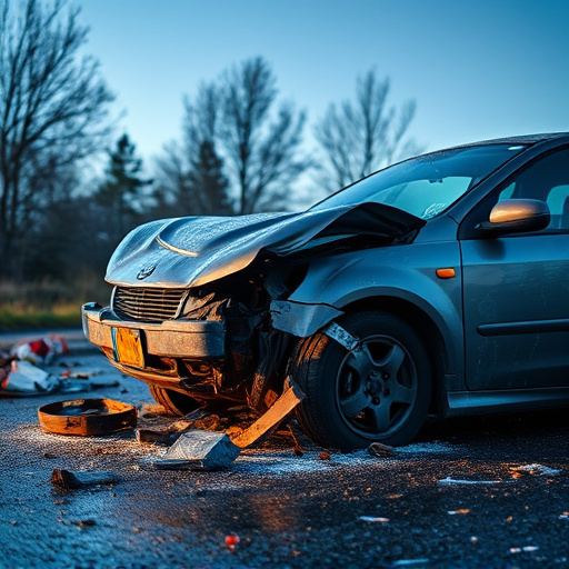 car crash damage
