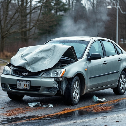 car crash damage