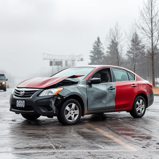 car crash damage