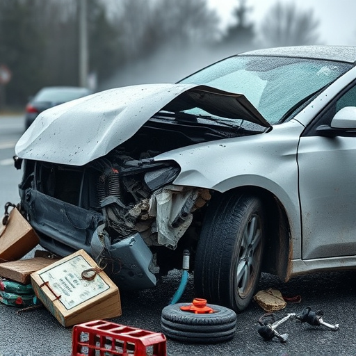 car crash damage