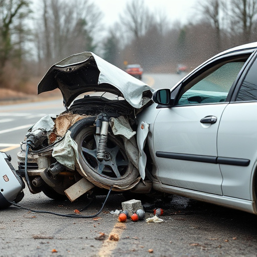 car crash damage