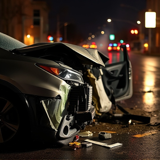 car crash damage