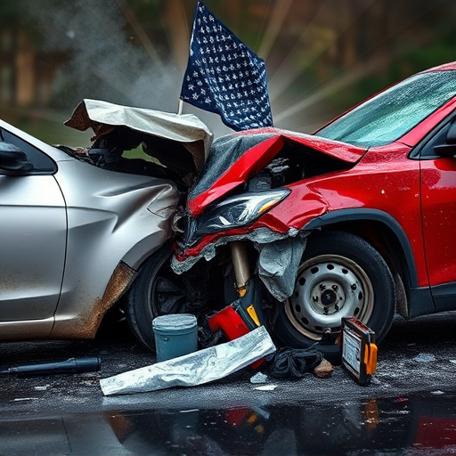 car crash damage