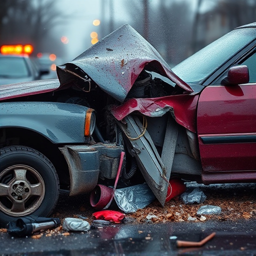 car crash damage