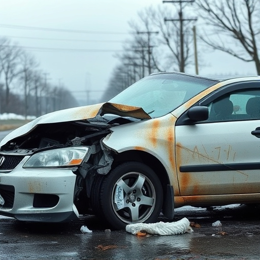 car crash damage