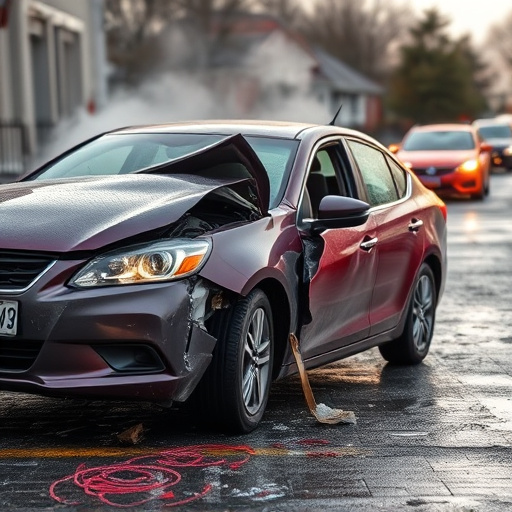 car crash damage