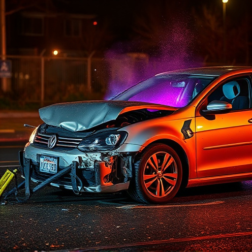 car crash damage