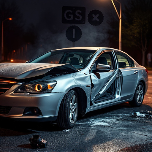car crash damage