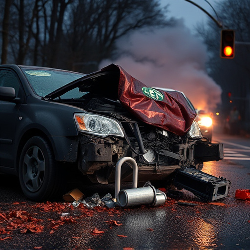 car crash damage