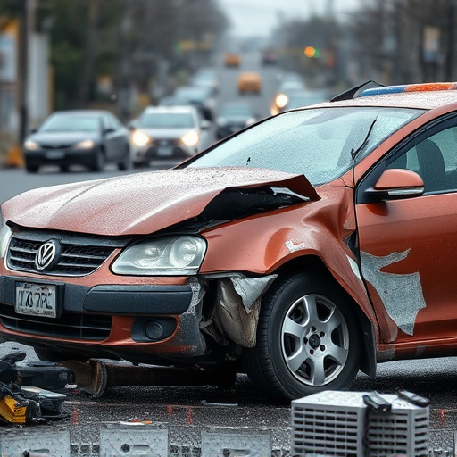 car crash damage