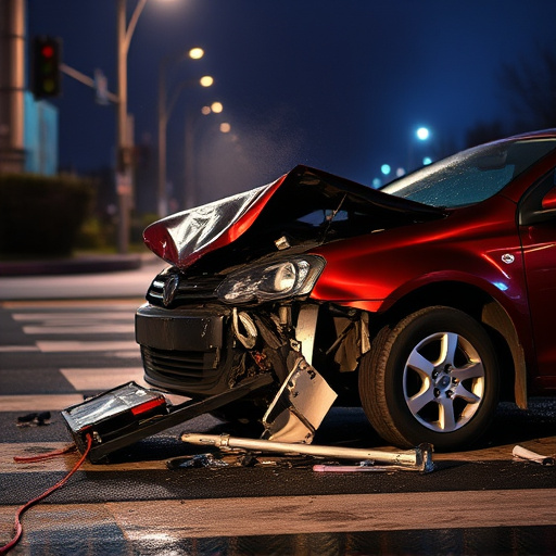 car crash damage
