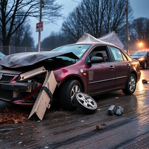 car crash damage