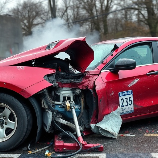 car crash damage