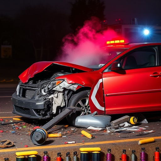car crash damage