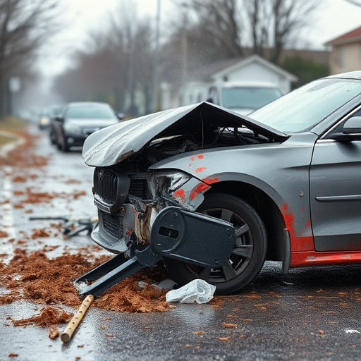 car crash damage