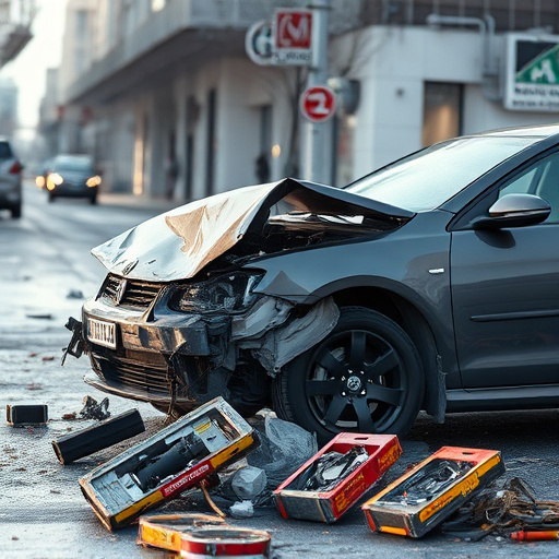 car crash damage