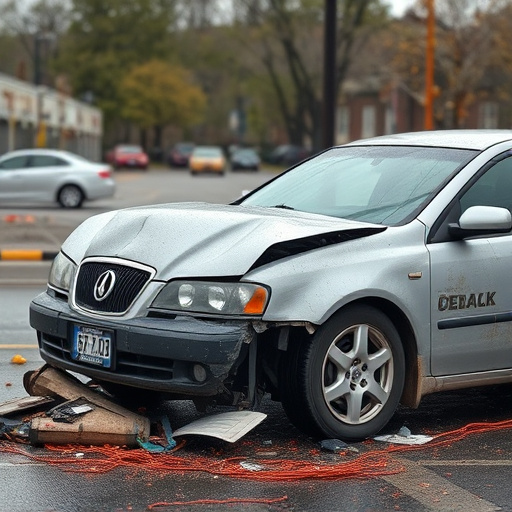 car crash damage