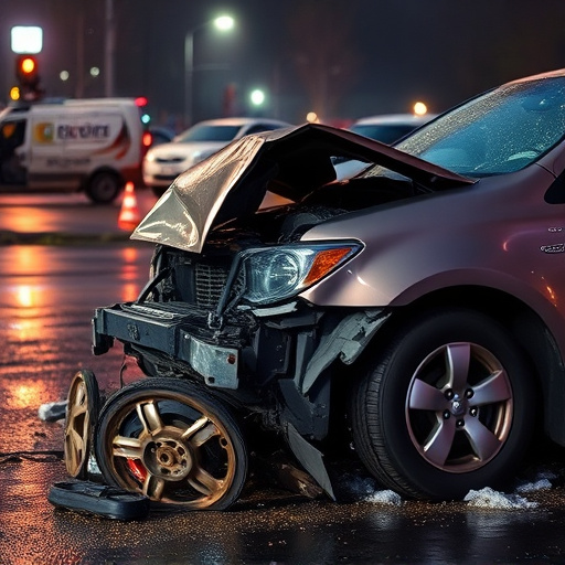 car crash damage