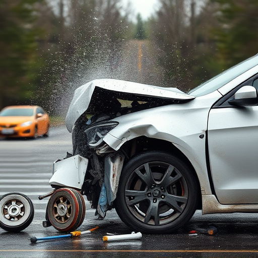 car crash damage