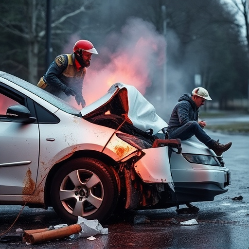 car crash damage