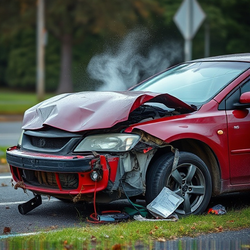 car crash damage
