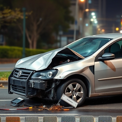 car crash damage