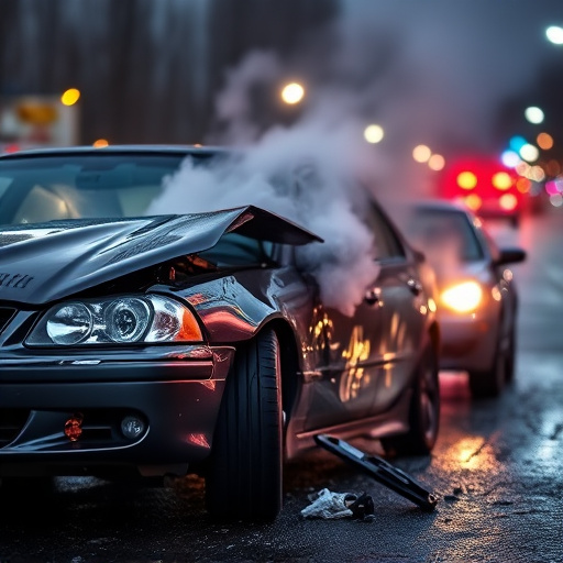 car crash damage