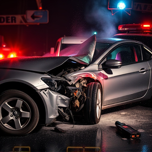 car crash damage