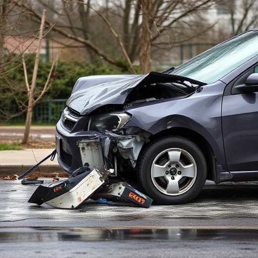 car crash damage