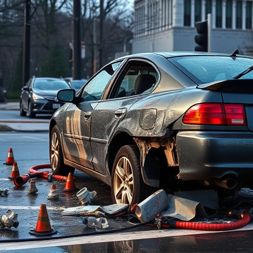 car crash damage