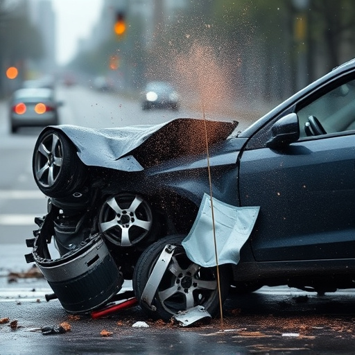 car crash damage